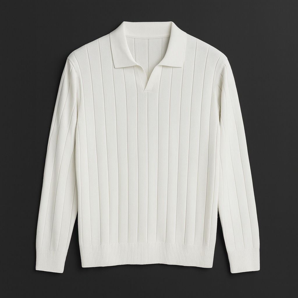 Erkek Açık Gri Polo Triko – M006
