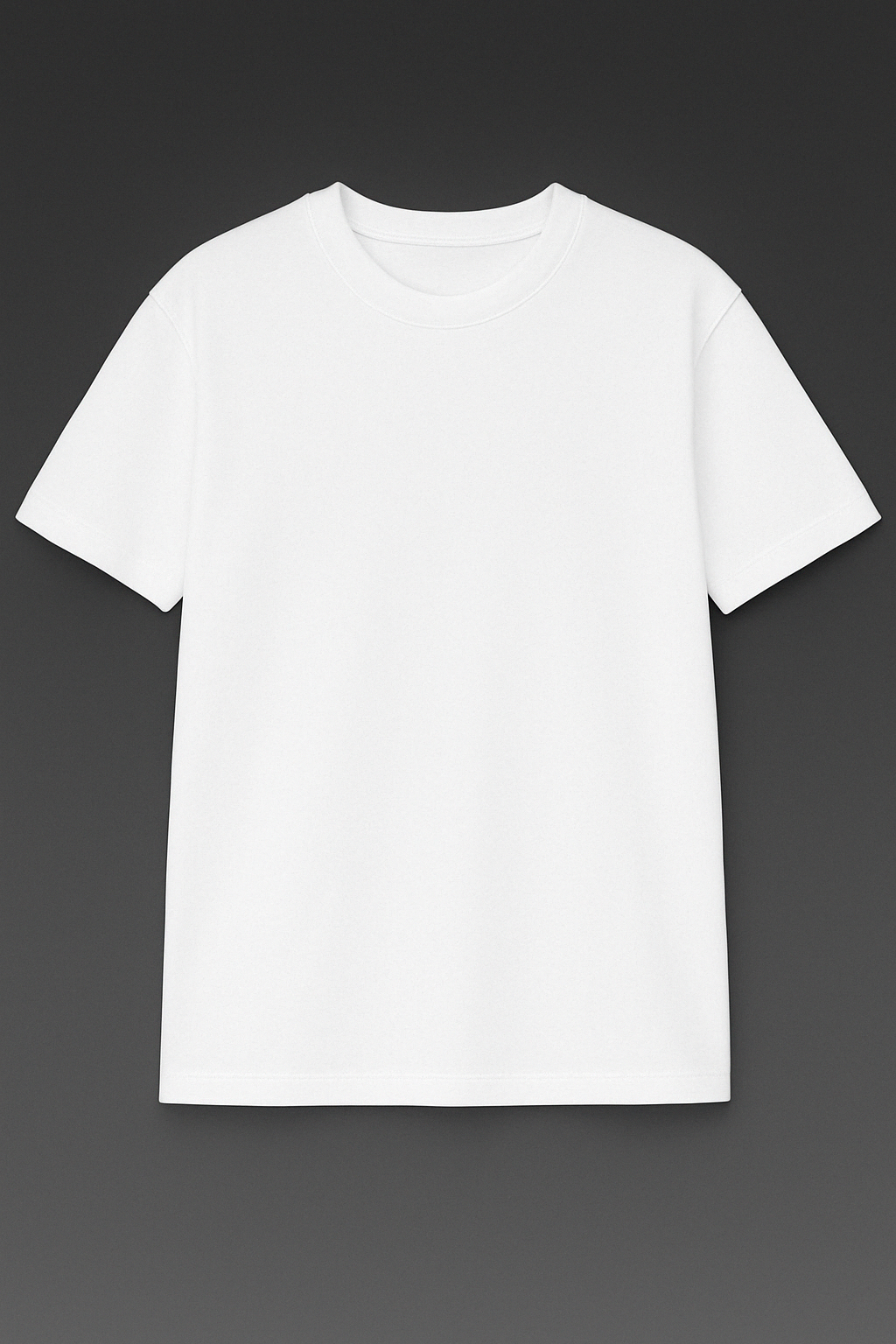 Beyaz Oversize Erkek Tişört - S005