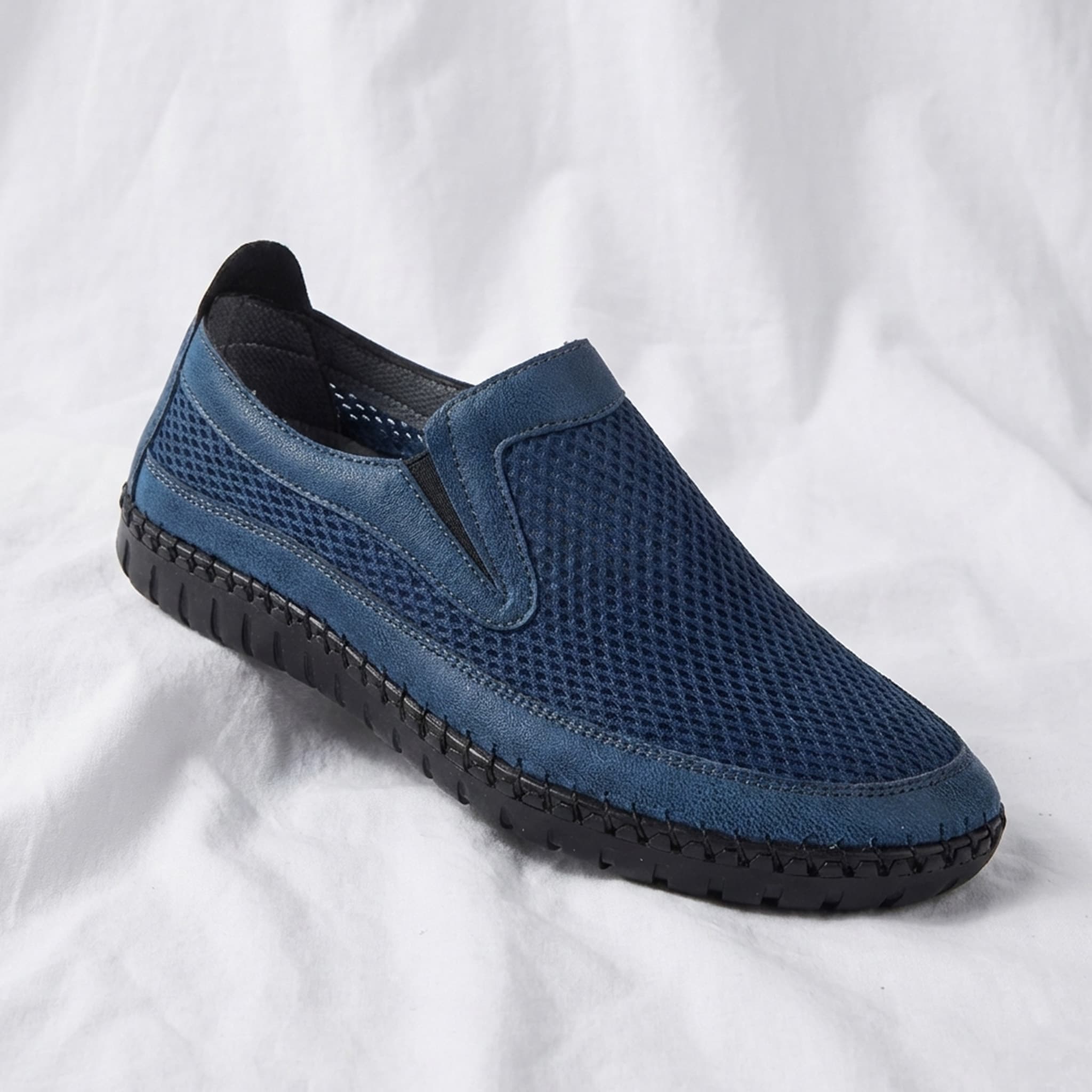 Erkek Bağcıksız Ayakkabı - Lacivert - KS002-LCV