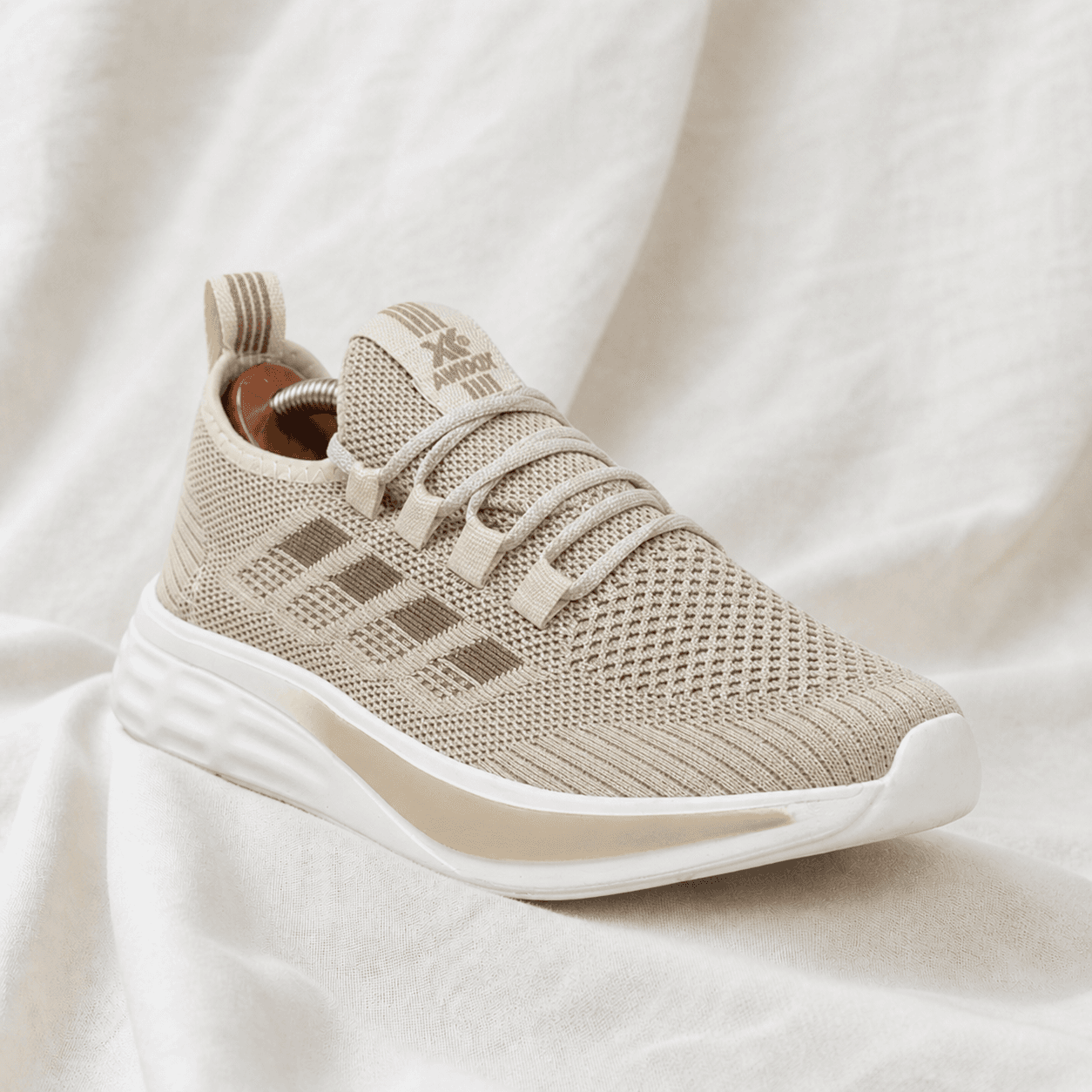 Erkek Bağcıklı Sneaker - Bej - FZ001-BEJ