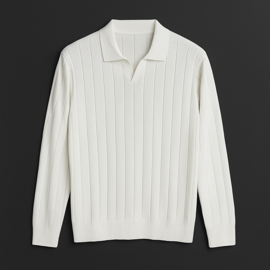 Erkek Beyaz Polo Triko – M001