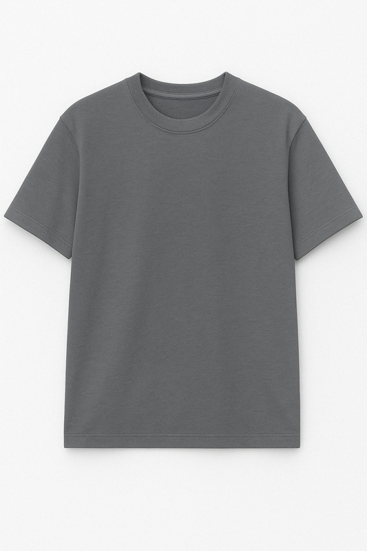 Füme Oversize Erkek Tişört - S002