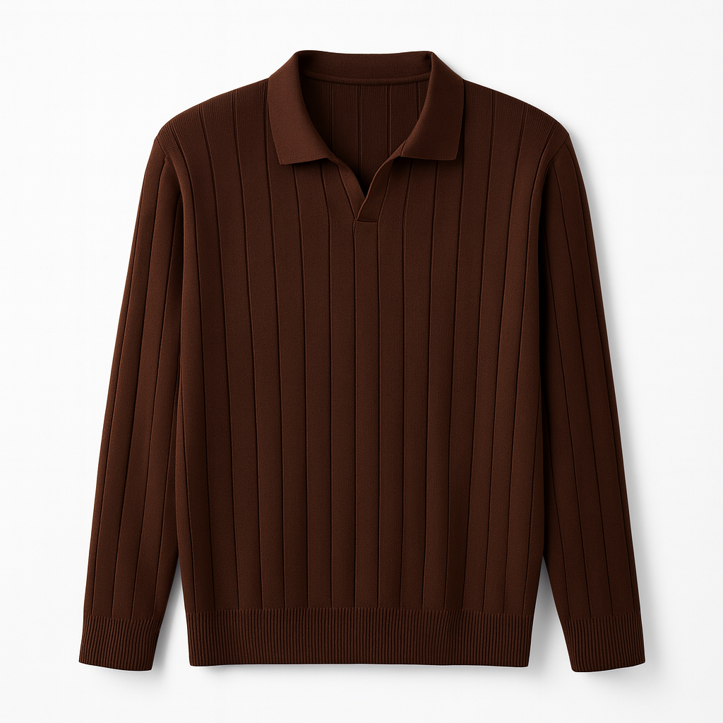 Erkek Açık Gri Polo Triko – M006