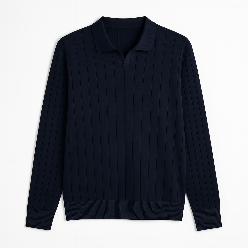 Erkek Açık Gri Polo Triko – M006