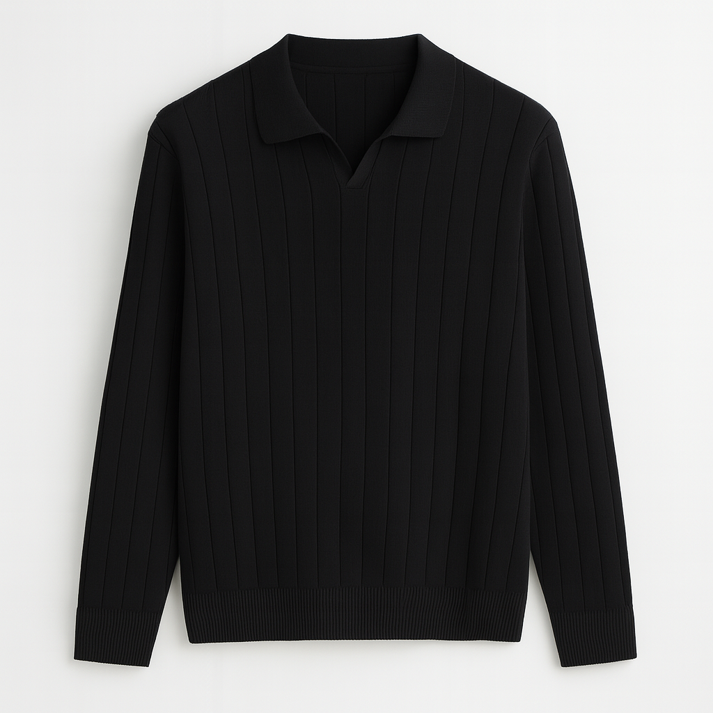 Erkek Açık Gri Polo Triko – M006