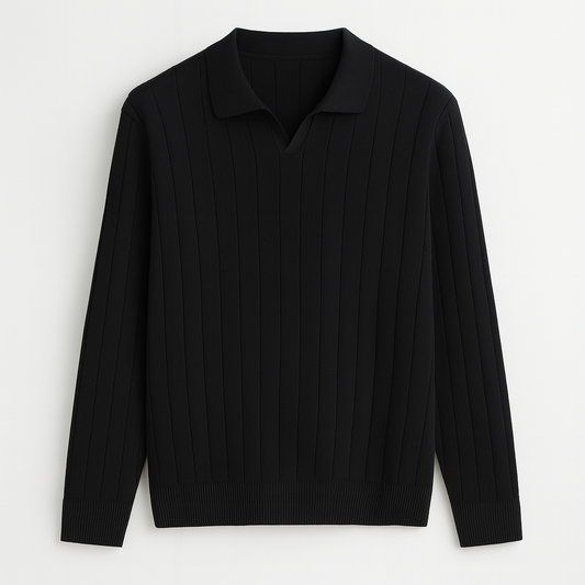Erkek Siyah Polo Triko – M002