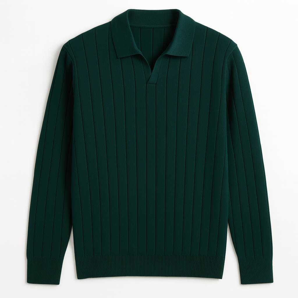 Erkek Açık Gri Polo Triko – M006