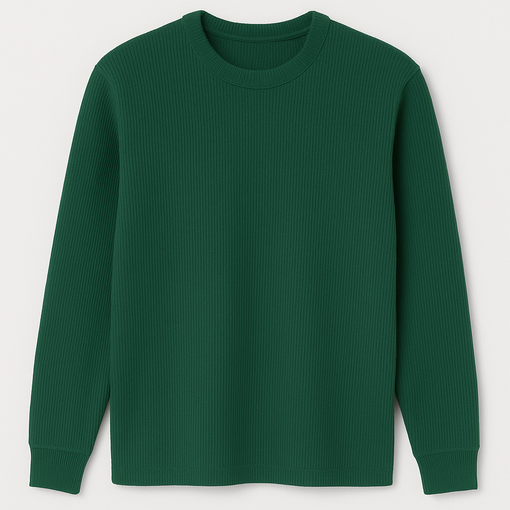 Erkek Haki Bisiklet Yaka Triko – M019